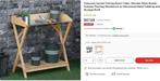 Partij tuintafels / werkbank - 207 stuks - €12 excl btw, Ophalen of Verzenden, Tuin en Doe-het-zelf