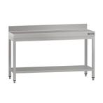 GGM Gastro | RVS werktafel ECO - 1500x600mm - met onderplank, Verzenden, Nieuw in verpakking, Meubilair