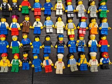 Lego Minifiguur - City - 100 poppetjes minifigs assortiment beschikbaar voor biedingen