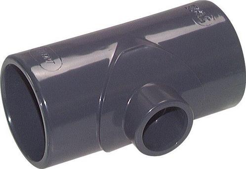 PVC Adapter T-stuk Lijmmof 63 tot 40mm, Doe-het-zelf en Verbouw, Overige Doe-het-zelf en Verbouw, Nieuw, Verzenden
