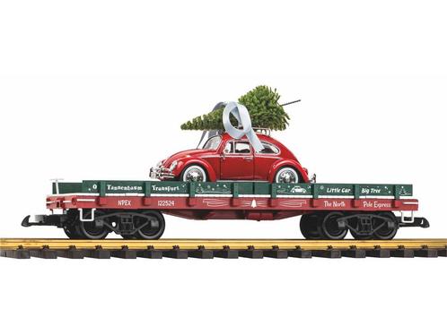 PIKO 38794 Autotransportwagen Weihnachten (grootspoor), Hobby en Vrije tijd, Modeltreinen | Overige schalen, Overige typen, Nieuw