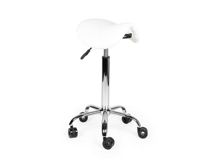 Kapperskruk Wit - Hoge uitvoering, Huis en Inrichting, Krukjes, In hoogte verstelbaar, Nieuw, Kunststof