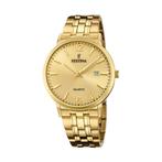 Horloge Heren Festina F20513/3 Gouden, Verzenden, Nieuw