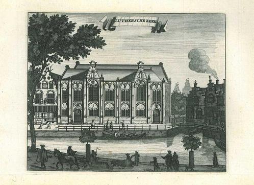 Zicht op Amsterdam, Antiek en Kunst, Kunst | Etsen en Gravures