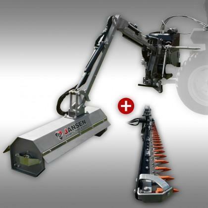 Armklepelmaaier / maaibalk Jansen HMS-80(180), Zakelijke goederen, Machines en Bouw | Tuin, Park en Bosbouw, Maaier, Ophalen of Verzenden