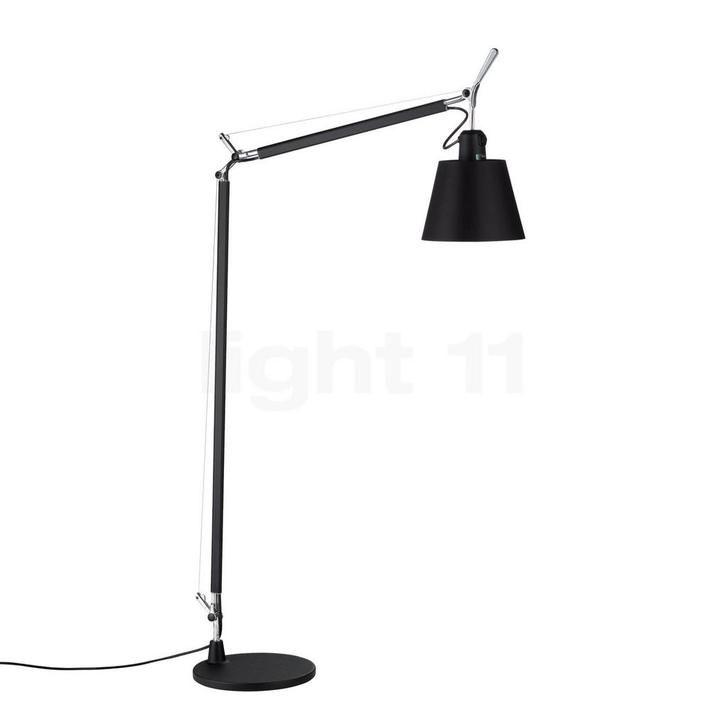 Artemide Tolomeo Basculante Lettura All-Black, zwart - exklu, Huis en Inrichting, Lampen | Vloerlampen, Nieuw, Verzenden