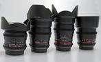 Samyang VDSLR lenzen set Canon EF mount - Tweedehands, Verzenden, Gebruikt, Overige typen