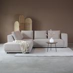 *WOONWINKEL* Hoekbank Beige Boucle Hoek Links, Verzenden, Nieuw