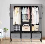 Canvas Garderobekast – Opvouwbare Kledingkast met Planken, Huis en Inrichting, Kasten | Kledingkasten, Verzenden, Nieuw