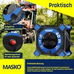 Masko® Kabelhaspel 40m - Verlengkabel - IP44 - Blauw, Doe-het-zelf en Verbouw, Elektra en Kabels, Verzenden, Zo goed als nieuw