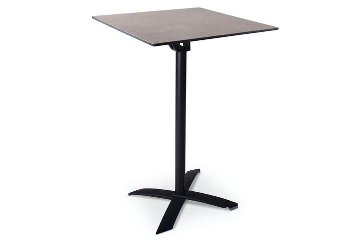 Statafel Helsinki | 70x70cm | opklapbaar, Tuin en Terras, Tuintafels, Nieuw, Kunststof, Vierkant, Ophalen of Verzenden