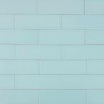 Wandtegel nara licht blauw mat 8x25 wandtegel, Nieuw, Ophalen of Verzenden, 10 m² of meer, Wandtegels