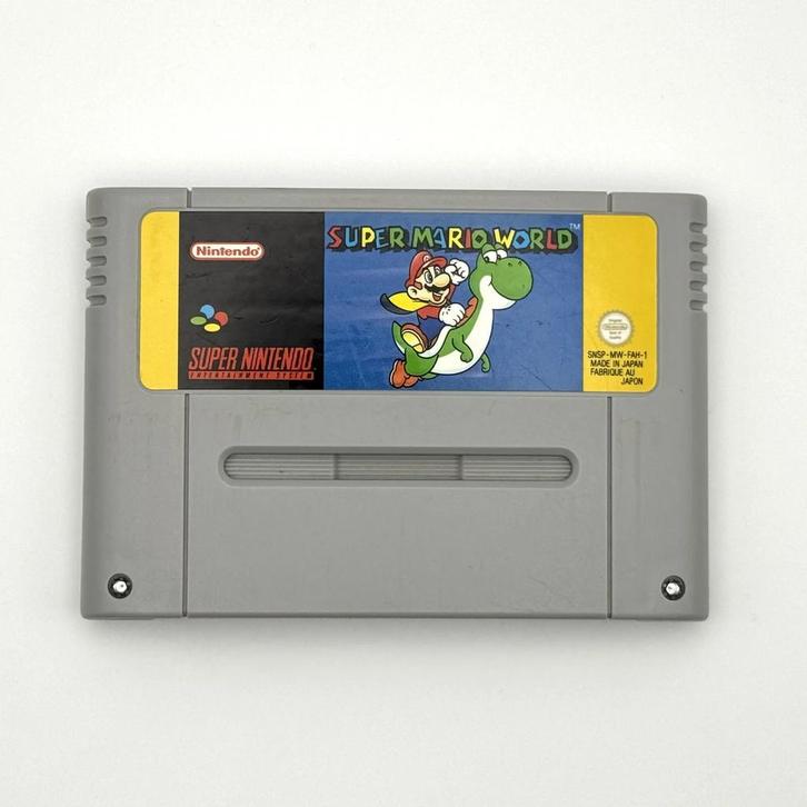 Super Mario World - Super Nintendo (SNES) - Cartridge - FAH…, Spelcomputers en Games, Games | Nintendo Super NES, Ophalen of Verzenden