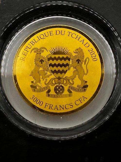 Tsjaad. 3000 Francs CFA 2020 “Planet Erde” 1/500 oz .999-, Postzegels en Munten, Munten | Europa | Niet-Euromunten