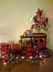Prachtige kerst Truck met verlichting - 48cm! - metaal
