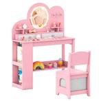 LIVSK Kinderkaptafel met Verlichting - Ruime Opbergruimte -, Verzenden, Nieuw