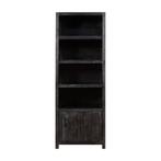 Wandkast Mangohout Evan 80 (4 Open Vakken, 2 Deuren), Verzenden, Nieuw