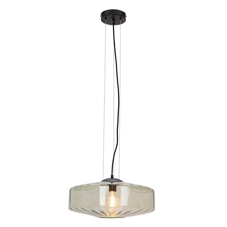 Design hanglamp groen, Sevda, Huis en Inrichting, Lampen | Hanglampen, Nieuw, Glas, 75 cm of meer, Ophalen of Verzenden