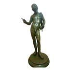 sculptuur, Narciso - 65 cm - Brons