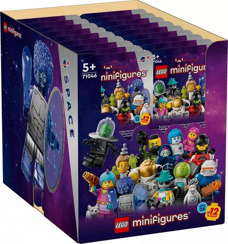 LEGO Minifigures - 36x Minifiguren Serie 26 Ruimte - 71046 (, Kinderen en Baby's, Speelgoed | Duplo en Lego, Nieuw, Verzenden