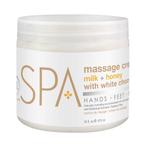 BCL SPA  Massage Cream Milk+Honey  473 ml, Sieraden, Tassen en Uiterlijk, Uiterlijk | Haarverzorging, Nieuw, Verzenden
