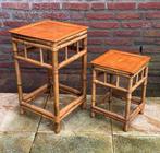 Nesting Tables - Bijzettafel (2) - Bamboe, Antiek en Kunst