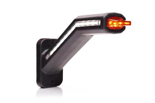 LED Breedtelamp rechts incl. knipperlicht, clear lens 12-24v, Auto diversen, Aanhangwagen-onderdelen, Verzenden