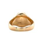 Gouden vintage ring met stersaffier 14 krt, Ophalen of Verzenden, Nieuw