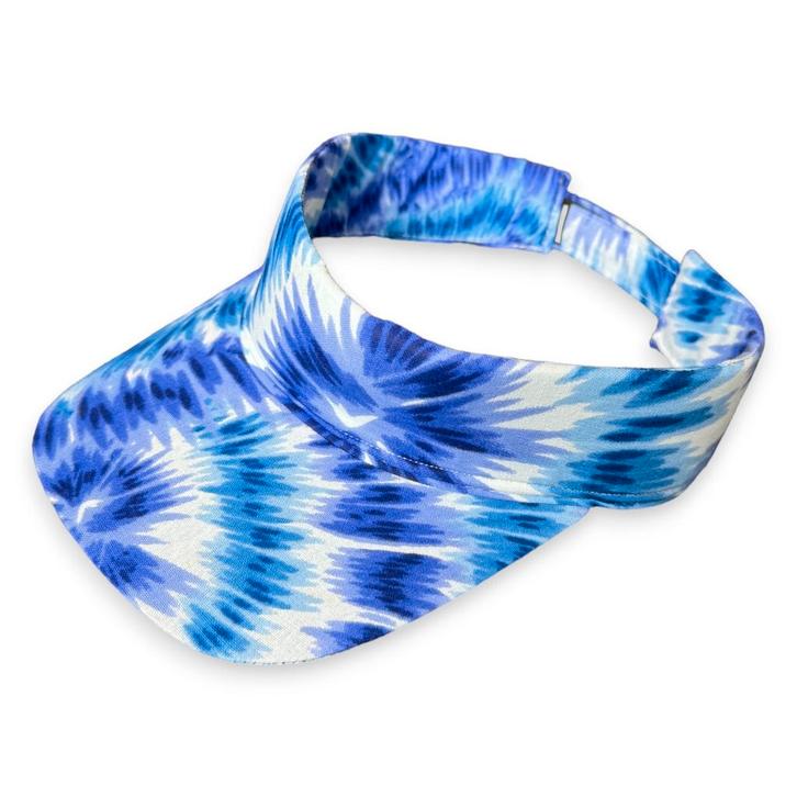 Zonneklep / Pet met Afrikaanse print - Blauwe Tie Dye, Kleding | Heren, Hoeden en Petten, Nieuw, Ophalen of Verzenden