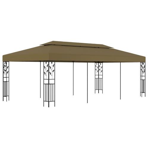 vidaXL Prieel 180 g/m² 6x3 m taupe, Tuin en Terras, Partytenten, Nieuw, Verzenden