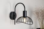 Wandlamp - Lexie 2.0 - Zwart - Jörn, Huis en Inrichting, Lampen | Wandlampen, Verzenden, Nieuw