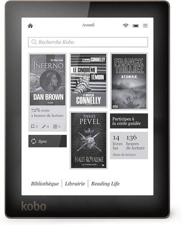 Kobo Aura eReader 6 Inch - Zwart (In doos) beschikbaar voor biedingen