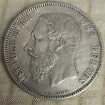 België. Leopold II. 5 Francs 1873 (Zonder minimumprijs)