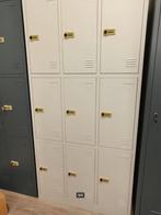 Lockerkast 9 deurs 90x40x185 cm - Lichtbeige, Ophalen of Verzenden, Nieuw