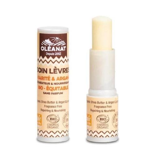 BIO Oleanat Shea Butter & Argan Vegan Lippenbalsem - 4,5 ml, Sieraden, Tassen en Uiterlijk, Uiterlijk | Lichaamsverzorging, Nieuw