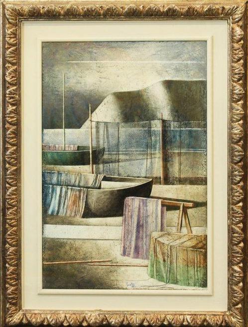 Marcello Scuffi (1948-2021) - Versilia, Antiek en Kunst, Kunst | Schilderijen | Modern