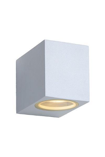 Lucide ZORA LED - wandlamp IP44 wit dimbaar GU10 3000K, Tuin en Terras, Buitenverlichting, Nieuw, Led, Aluminium, Verzenden