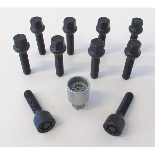 H&R Wielboutenset bolkonisch R12 M12x1.50 - Lengte 60mm - Zw, Auto-onderdelen, Ophanging en Onderstel, Nieuw, Verzenden