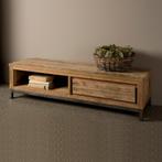 *WOONWINKEL* Tower Living Venetie Tv-meubel Teak 140 Cm, Huis en Inrichting, Kasten | Televisiemeubels, Verzenden, Nieuw