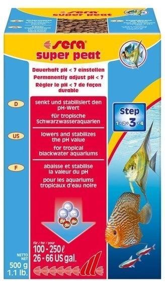 Sera Super Peat 500gr (Sera filtermaterialen), Dieren en Toebehoren, Vissen | Aquaria en Toebehoren, Filter of Co2, Nieuw, Ophalen of Verzenden