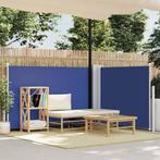 vidaXL Windscherm uittrekbaar 100x600 cm blauw, Verzenden, Nieuw
