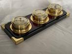 Maritieme objecten - Vintage. Thermometer, klok en aneroïde, Antiek en Kunst, Curiosa en Brocante