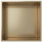 Inbouwnis - Leoni Nima - 30x30x10cm - Geborsteld Goud, Ophalen of Verzenden, Nieuw, Rvs