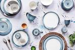 2dekans | Bjorn Volledige Service COSMOS - 30 stuks - Azure, Huis en Inrichting, Keuken | Servies, Ophalen of Verzenden, Zo goed als nieuw