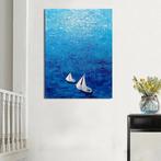 Jasmin Navoyan - BLUE IDYLL Boats. Sea series.