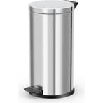 Hailo Solid L pedaalemmer 18l - RVS, Huis en Inrichting, Woonaccessoires | Prullenbakken, Verzenden, Nieuw