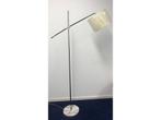 Staande vloerlamp booglamp verstelbaar zilver wit creme, Huis en Inrichting, Lampen | Vloerlampen, Verzenden, Nieuw