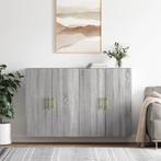 vidaXL Hangkasten 2 st 69,5x34x90 cm grijs sonoma, Verzenden, Nieuw, 50 tot 100 cm, Minder dan 100 cm