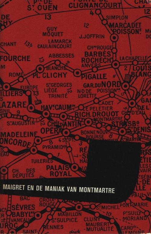Maigret en de maniak van montmartre  -  Simenon, Boeken, Thrillers, Gelezen, Verzenden