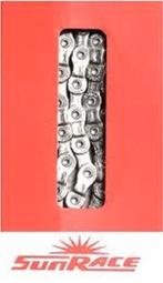 Sunrace Fietsketting 1/2 x 1/8 - 1 Speed - 112 Schakels - Zw, Verzenden, Nieuw